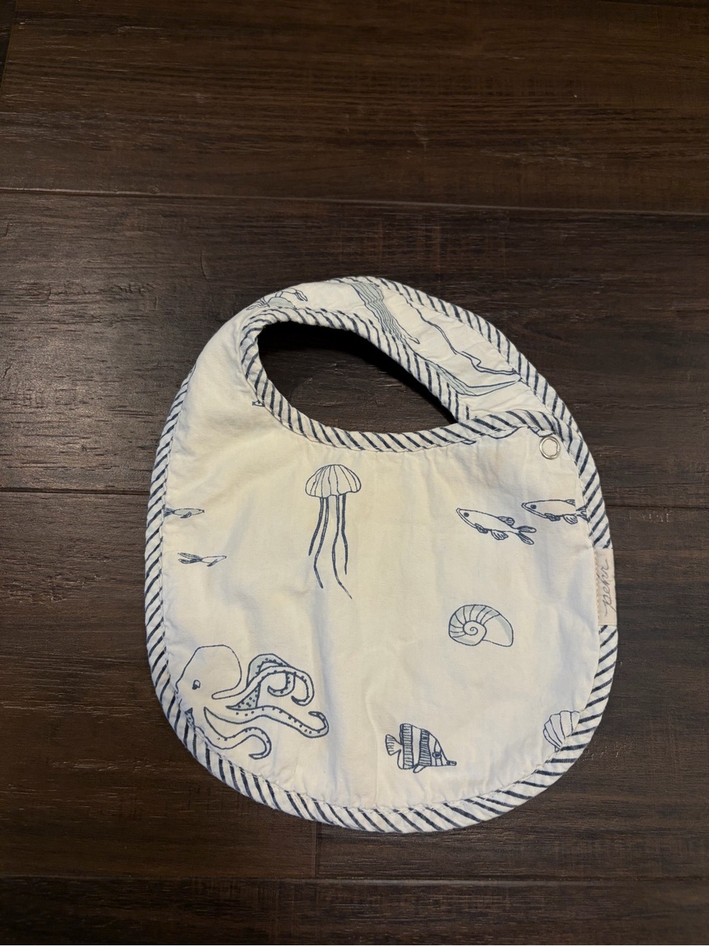Pehr Ocean Baby Bib Octopus Fish Jellyfish Coastal Feeding Bib